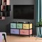 Sorbus Dresser with 5 Drawers - Storage Chest Organizer Unit with Steel Frame, Wood Top, Easy Pull Fabric Bins - Long Wide TV Stand for Bedroom Furniture, Hallway, Closet & Office Organization